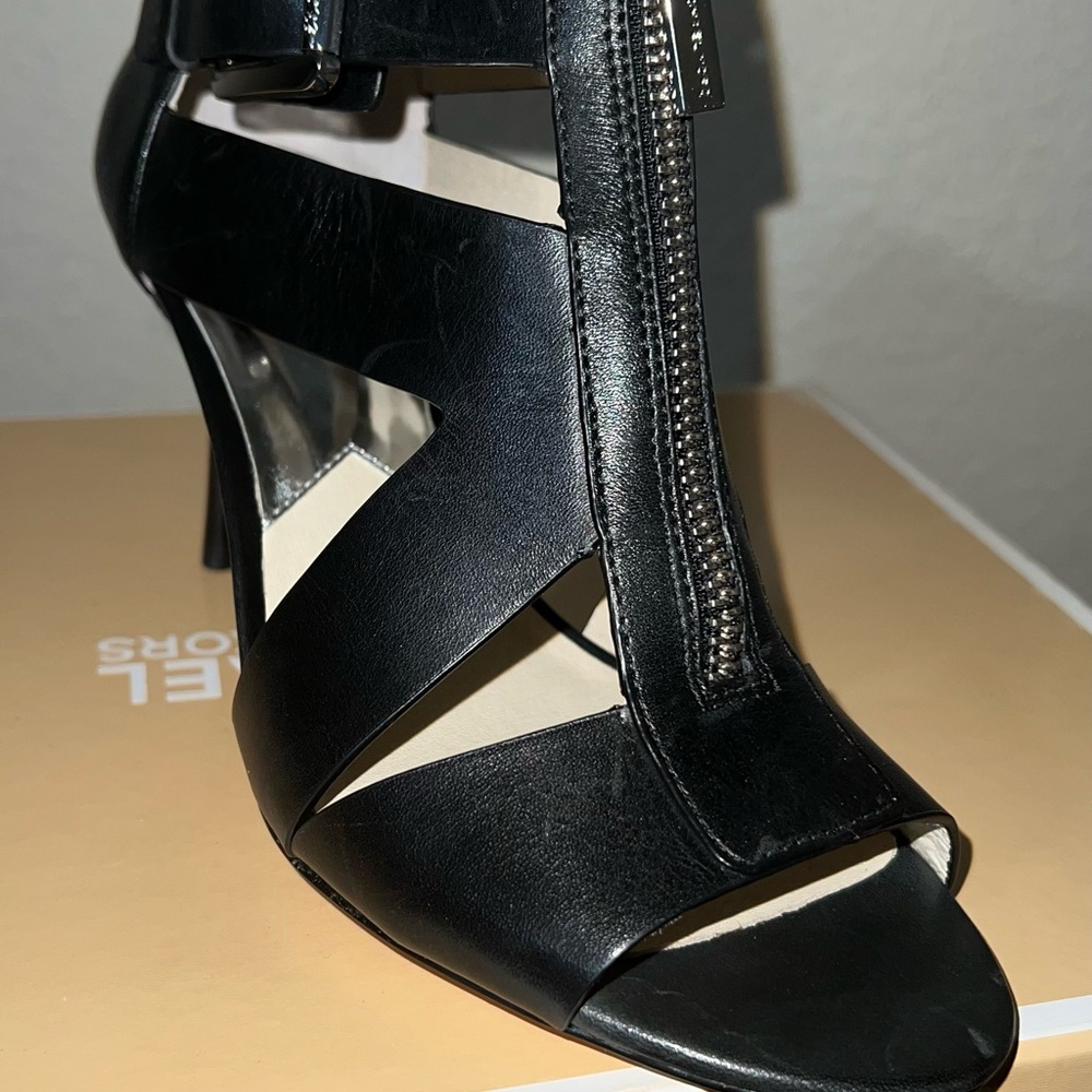 Michael Kors Black Strappy Heels